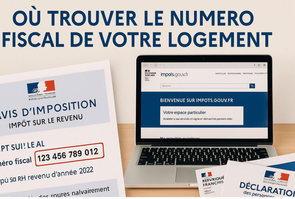 OU TROUVER LE NUMERO FISCAL DE VOTRE LOGEMENT :GUIDE COMPLET 2024