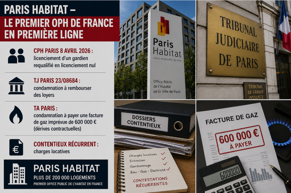 PARIS HABITAT LE PREMIER OPH DE FRANCE EN PREMIERE LIGNE